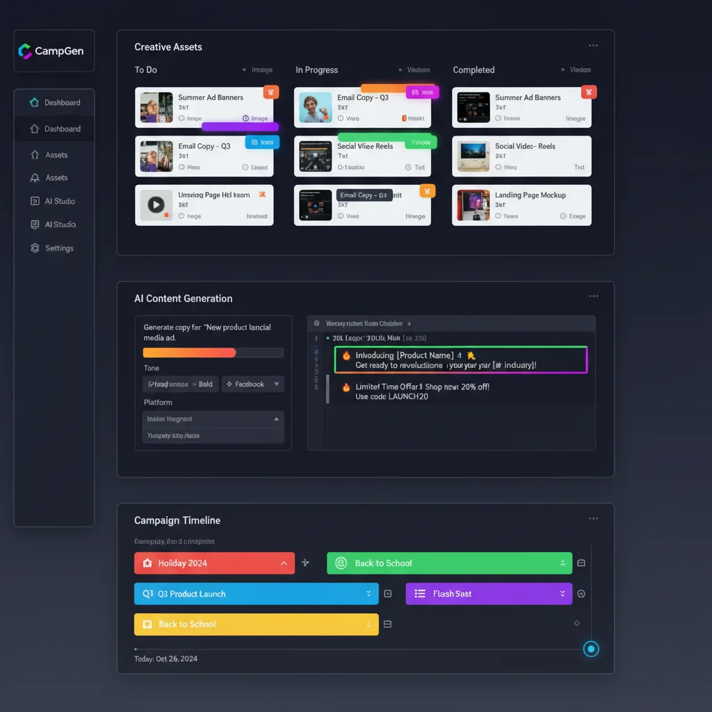 CampGen – End-to-End Campaign Generation Studio