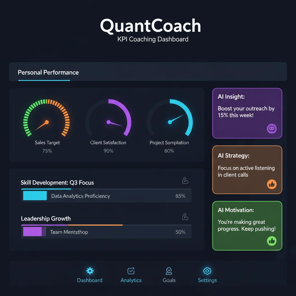 QuantCoach – Quantitative Coaching & KPI Simulator
